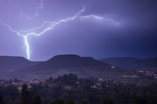 Storm Flash Thunderstorm Flash Of Lightning